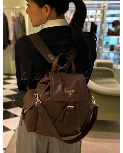 PRADA 프라다 레더 백팩