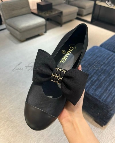 CHANEL 샤넬 리본 플랫