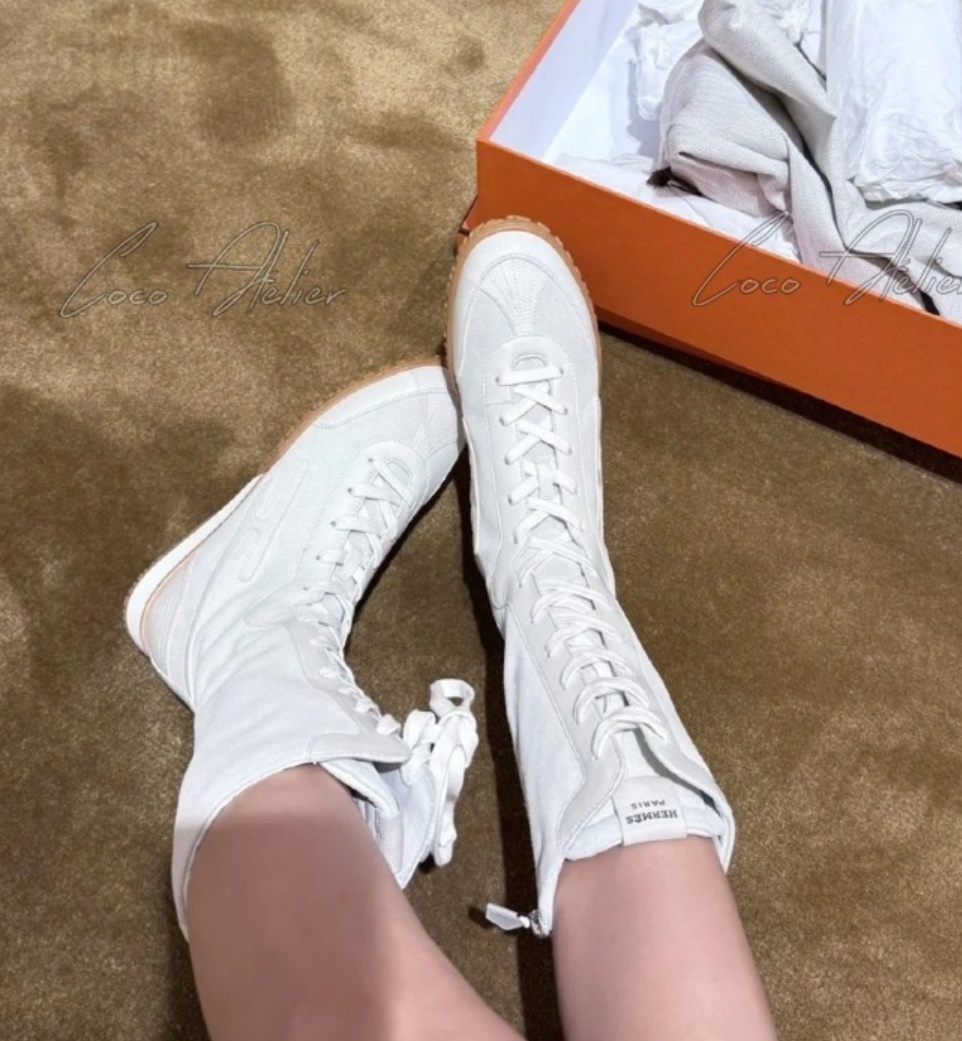 HERMES 에르메스 레이스 업 스니커즈