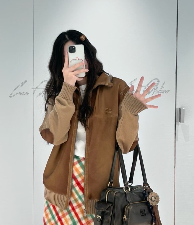 Miumiu 미우미우 스웨이드 자켓 (+premium)