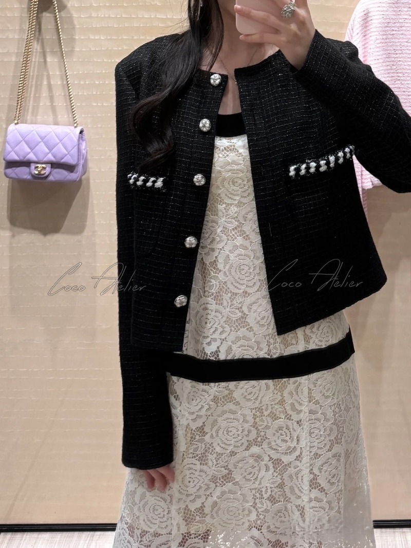 CHANEL 샤넬 트위드 제니 자켓