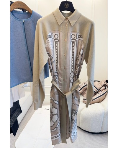 HERMES 에르메스 셔츠 원피스