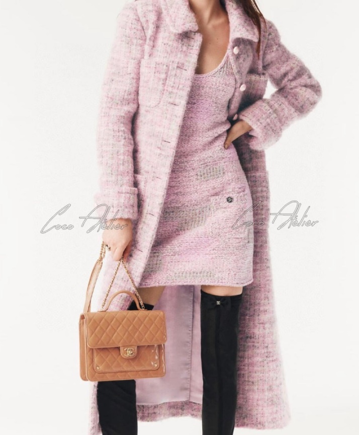 Chanel 샤넬 트위드 코트