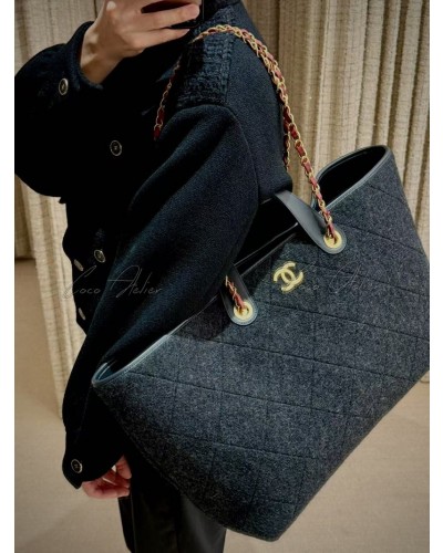 CHANEL 샤넬 맥시 보르사 쇼핑백