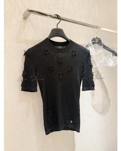 CHANEL 샤넬 반팔 니트