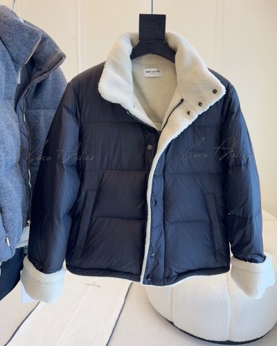 YSL 생로랑 시어링 자켓