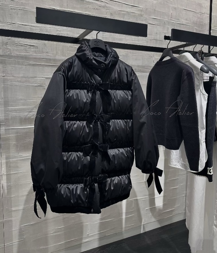 CHANEL 샤넬 리본 패딩
