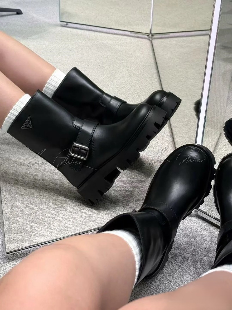 PRADA 프라다 앵클 부츠