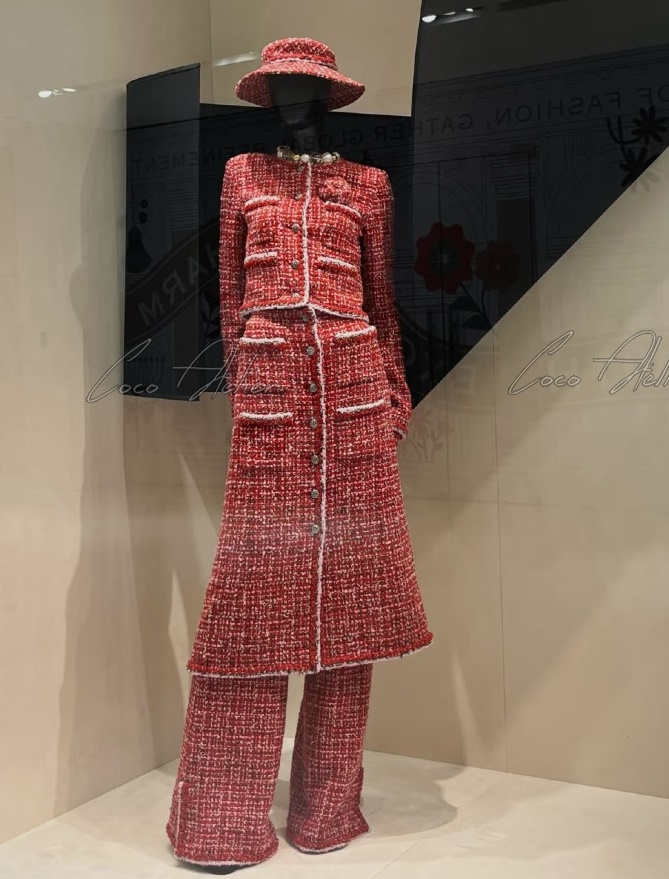 CHANEL 샤넬 트위드 팬츠