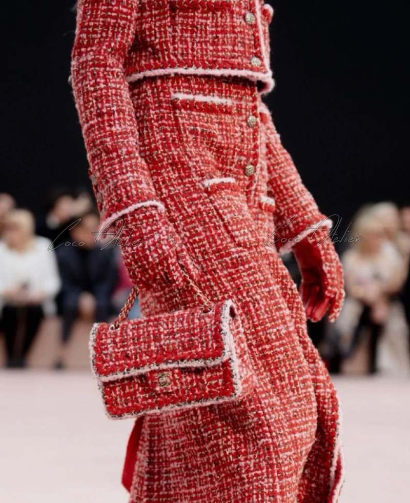 CHANEL 샤넬 트위드 cf 플랩백