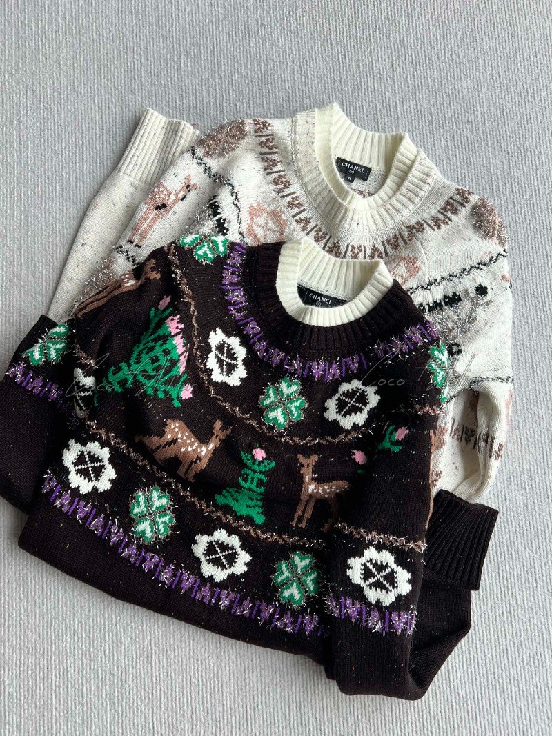 CHANEL 샤넬 캐시미어 니트(+3color)