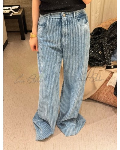 CHANEL 샤넬 코듀로이 팬츠