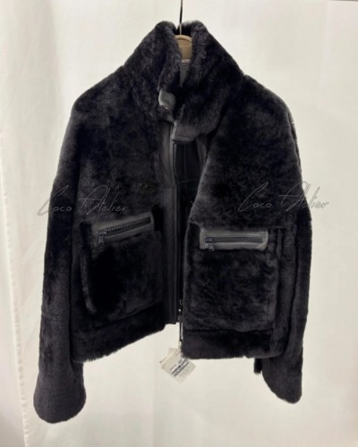 BC 브루넬로 쿠치넬리 퍼 무스탕 자켓