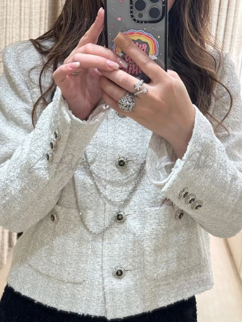 CHANEL 샤넬 트위드 자켓