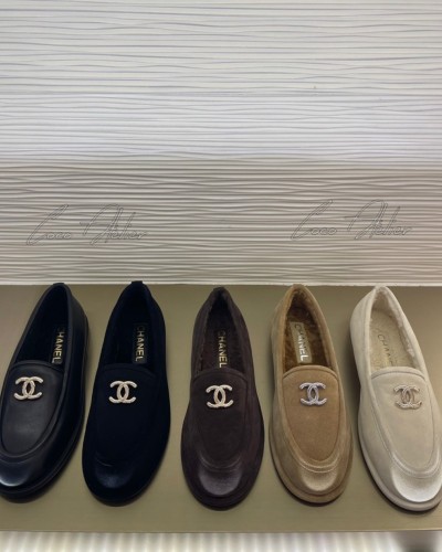 CHANEL 샤넬 cc 모카신 로퍼
