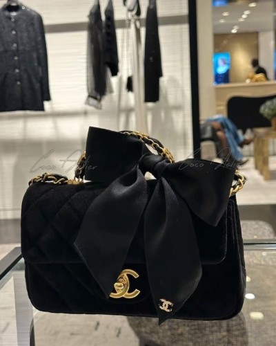 CHANEL 샤넬 벨뱃 탑 핸들백