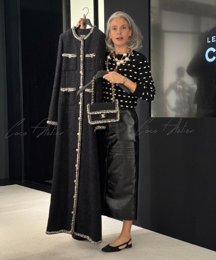 CHANEL 샤넬 트위드 코트