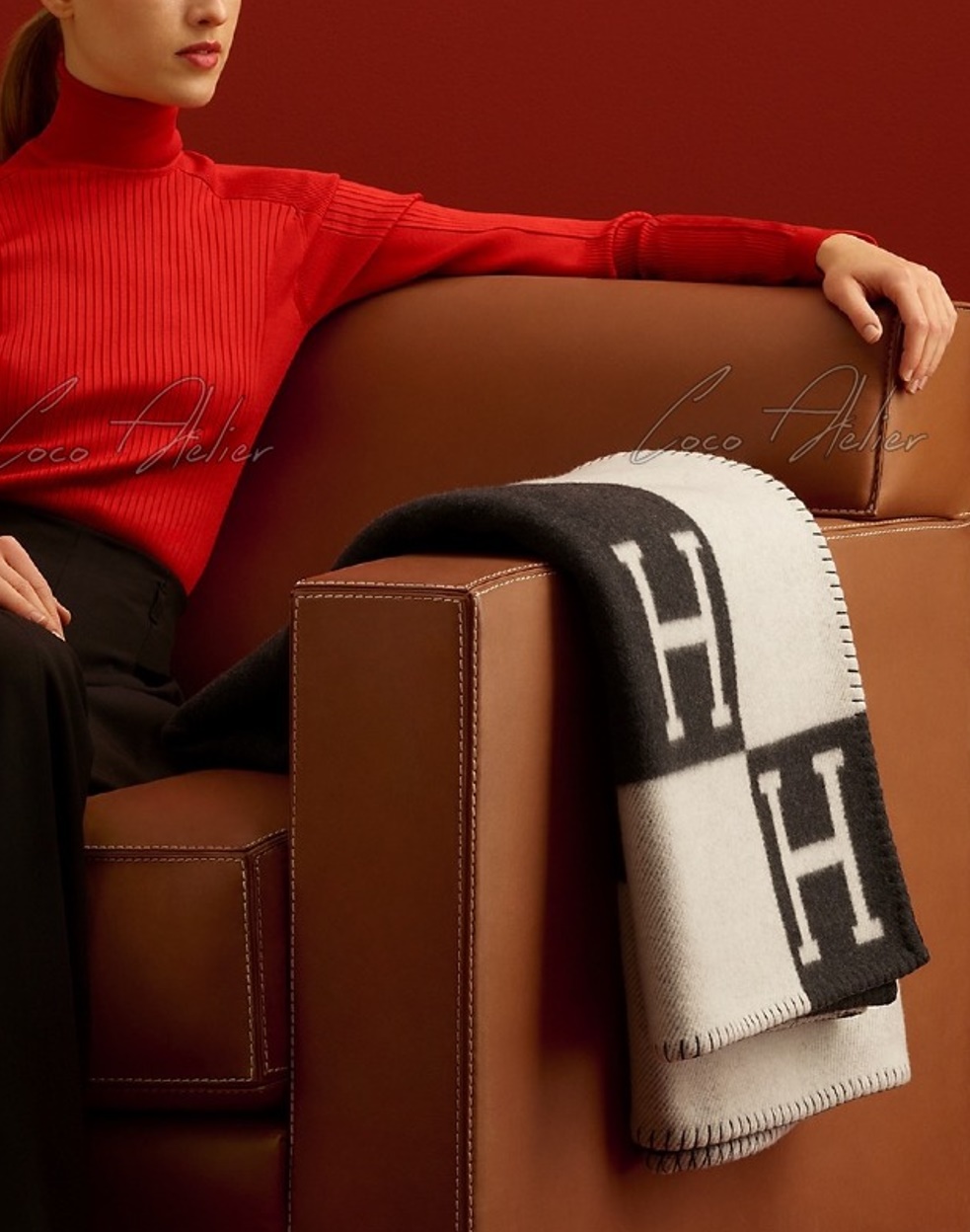 Premium cashmere blanket