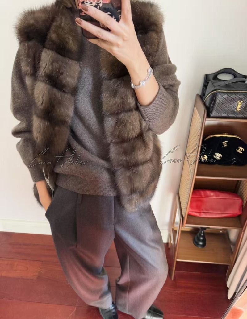 Russian Sobol Sable Vest