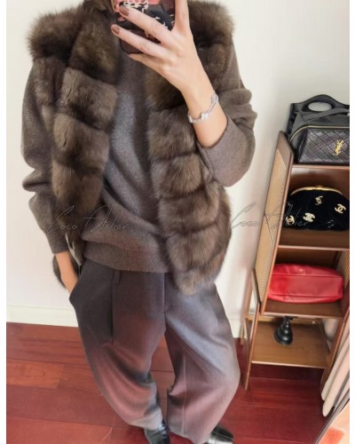 Russian Sobol Sable Vest