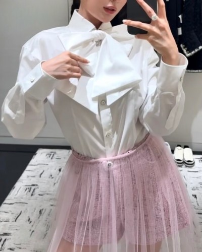 ribbon blouse