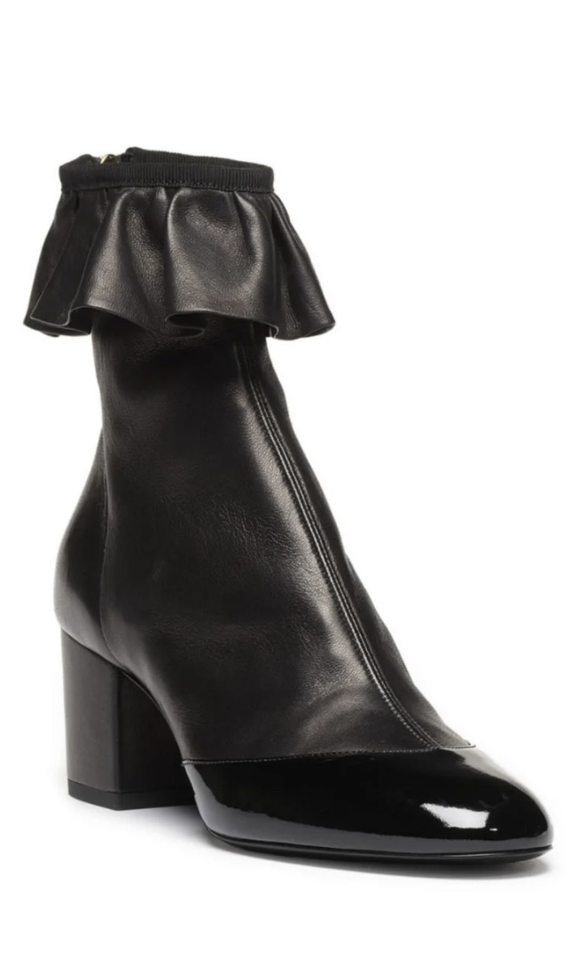 ribbon ankle boots