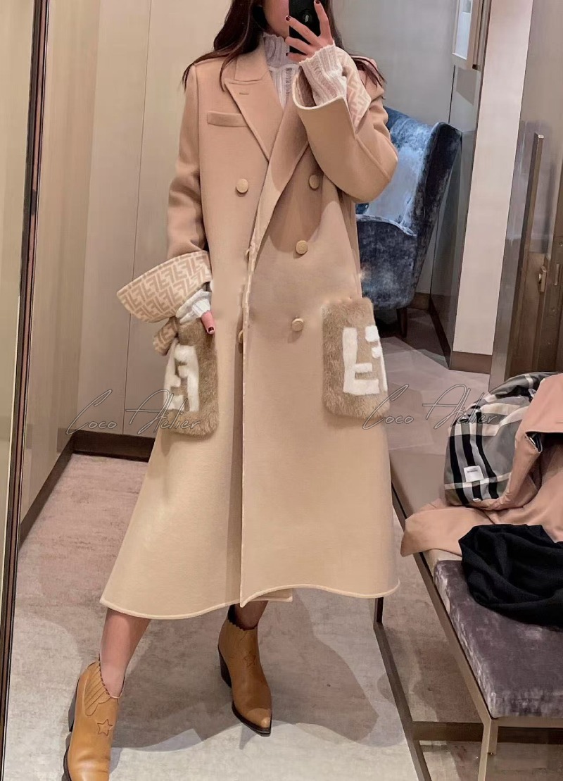 Beige Mink Coat 