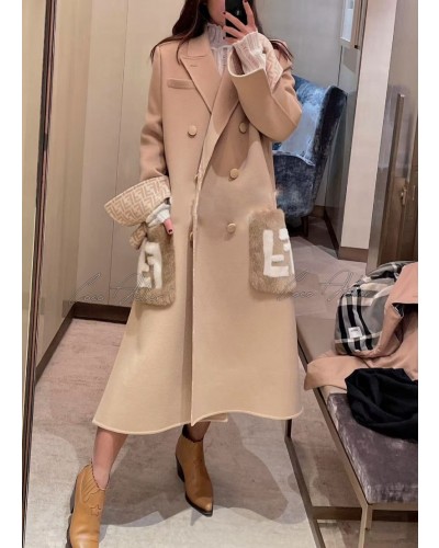 Beige Mink Coat 