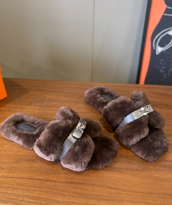 Oran Fur Slippers