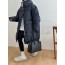 hood Long padded coat