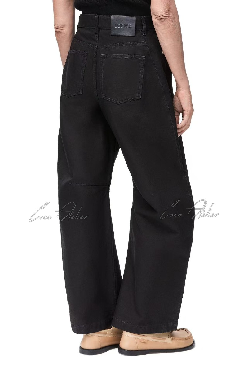 black denim pants