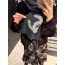 Grey cashmere muffler