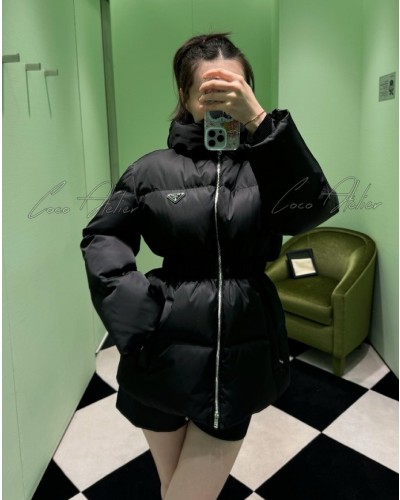 Triangle logo padded jacket