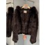  hooded fur jacket