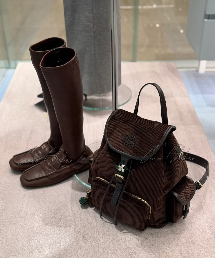 Miumiu 미우미우 코듀로이백팩 (+3color )