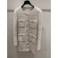 Ivory Tweed Dress Jacket