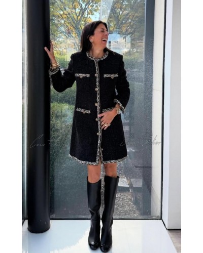 Black Tweed Coat