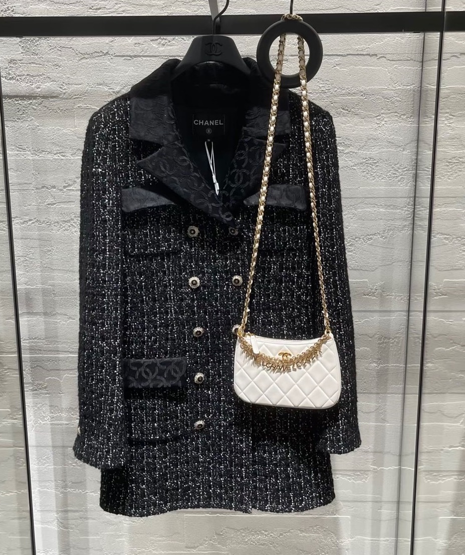 half tweed coat