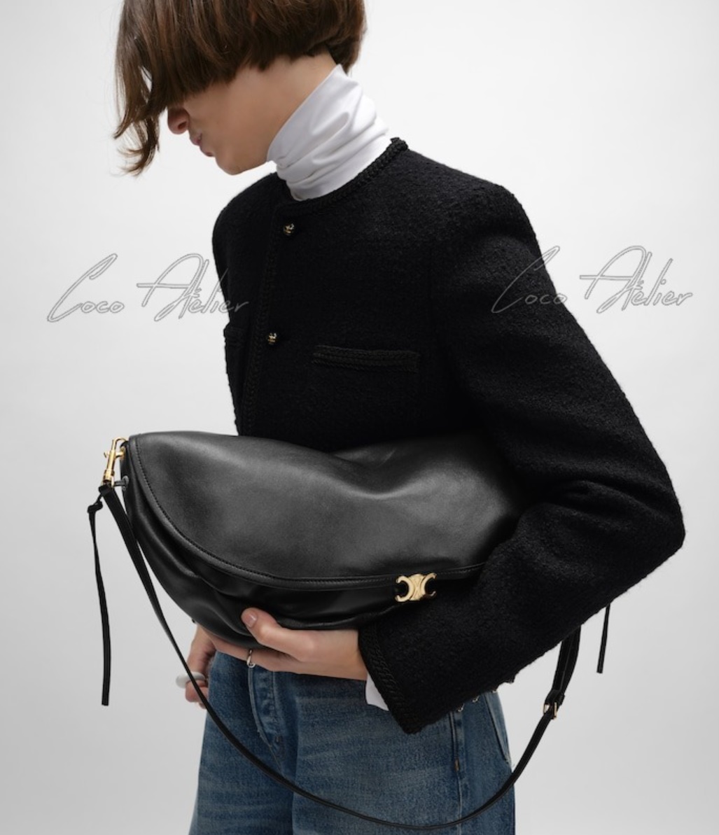 CELINE 셀린느 하프문 소프트 트리옹프 베사체