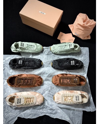 Satin sneakers