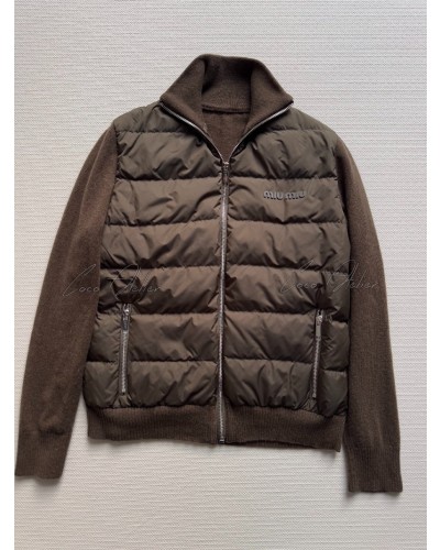 Brown lightweight padded jacket