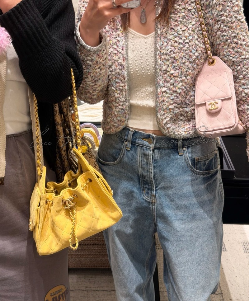 CHANEL 샤넬 25백 스웨이드 미니