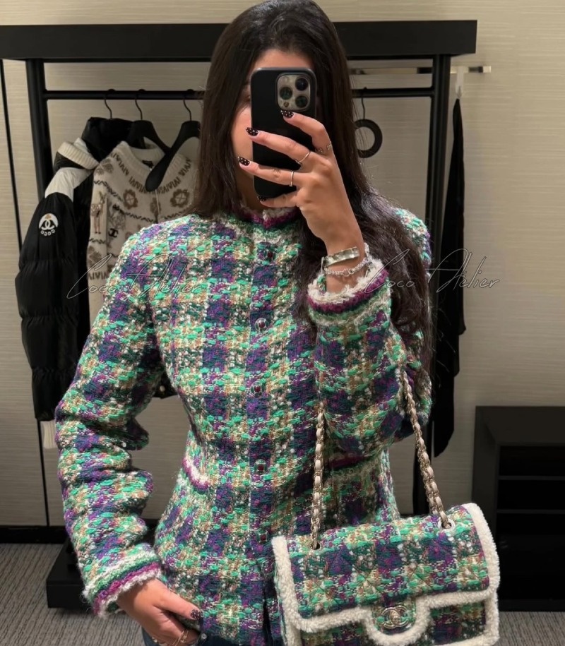 coco neige tweed jacket
