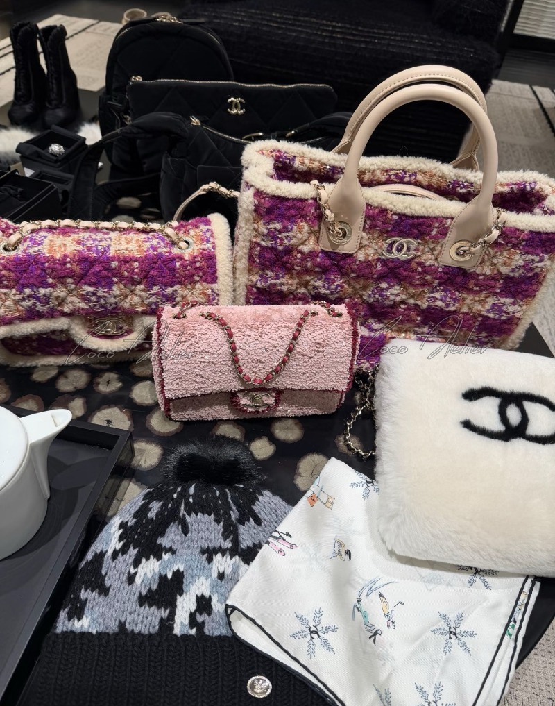 CHANEL 샤넬 트위드 쇼퍼백