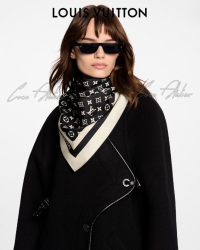 Monogram Silk Scarf 