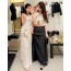 Black long skirt