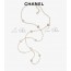 cc pearl long necklace