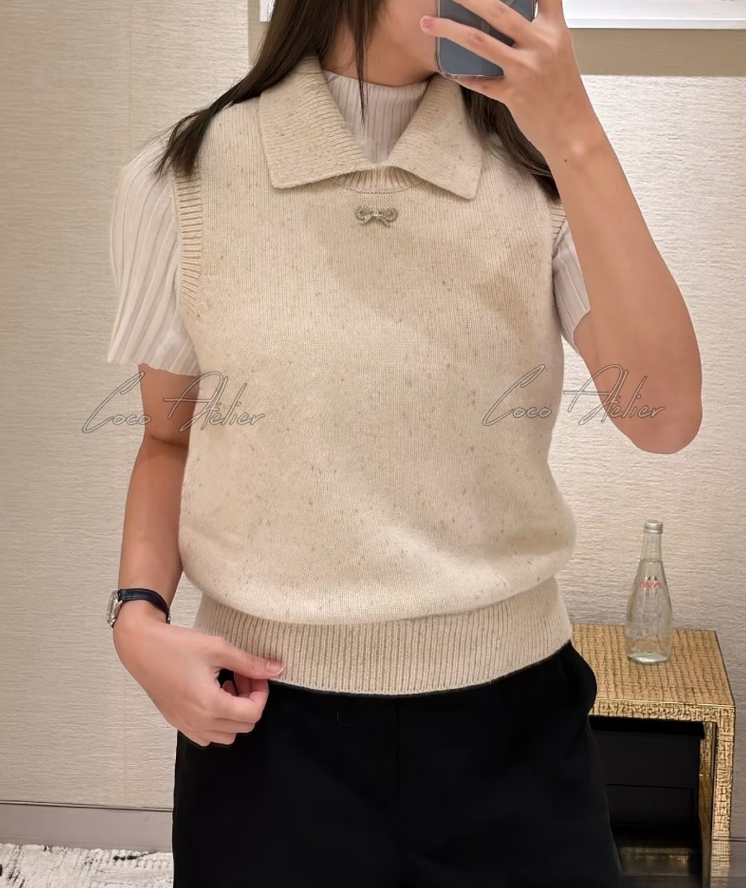 pk knitwear vest