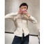  neck-point cardigan