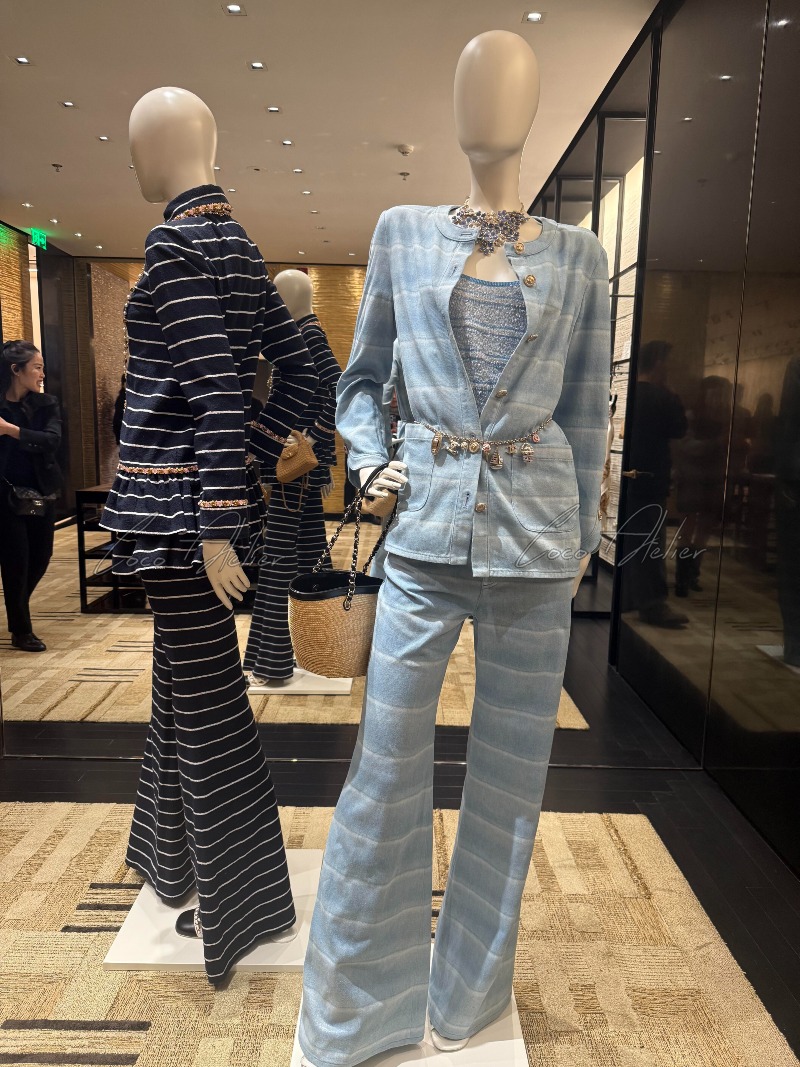 Iced light blue denim